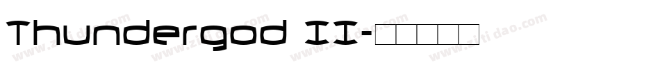 Thundergod II字体转换